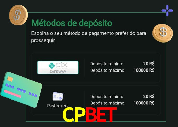 O cassino CPBET oferece uma grande variedade de métodos de pagamento